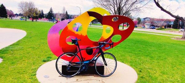 Bike with art