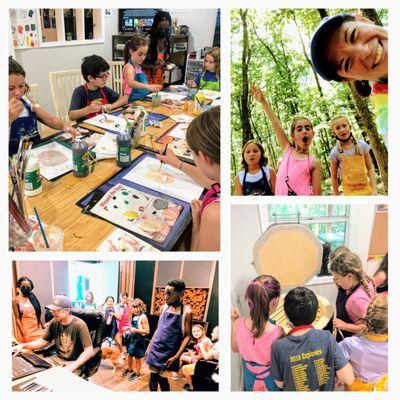 Summer Art Camps for Children Ages 8-14