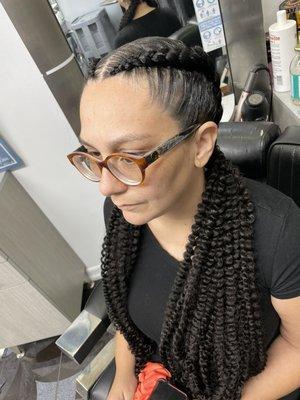 Braids and extensions