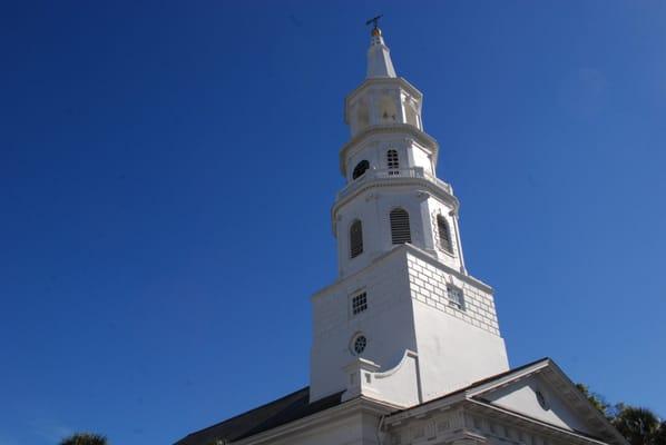 The Holy City features many churches