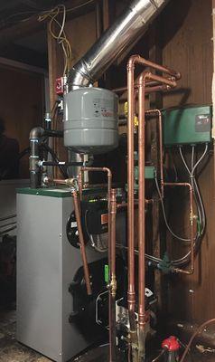 Boiler instillation