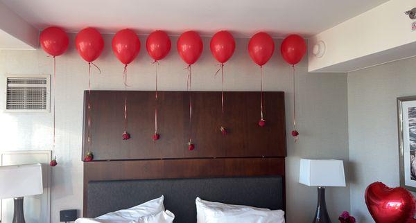 Balloon Rose Wall