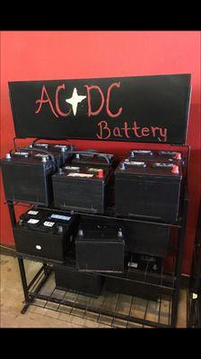 Any cars batteries any size