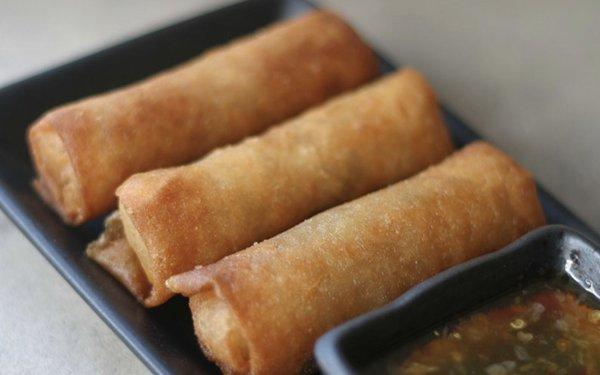 Thai chilli egg rolls $6.00