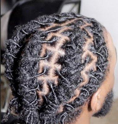 Barrel twist on locs