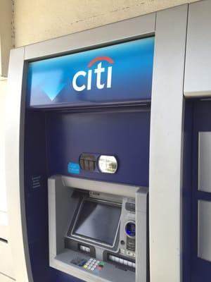 They only have one atm outside.