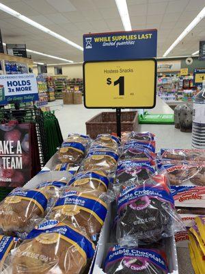 Hostess snacks on sale.