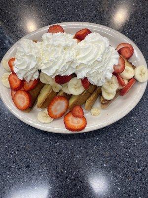 Delicious French Toast! We love the friendly service and great food at Jillaney's. One of our favorite spots.