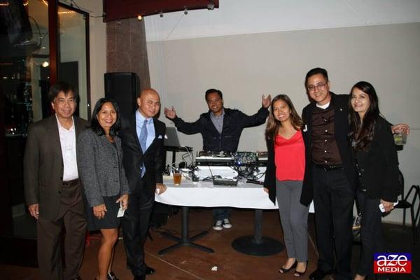 FACCOC has fun mixers! This one had DJ Icy Ice at Arte Cafe in Cerritos.