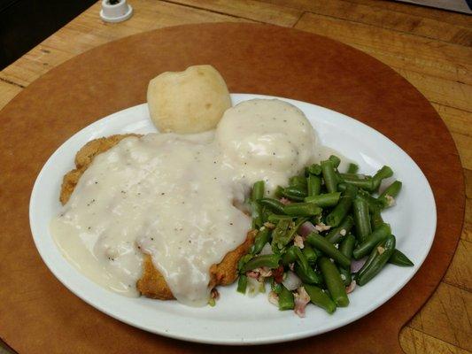 Country fried steak!