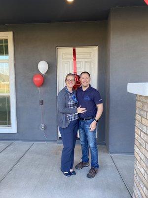 Congrats on their new home!