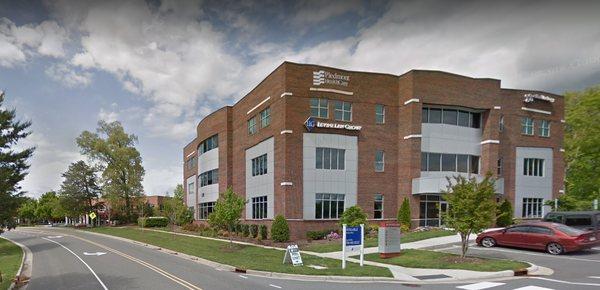 Our office is at 128 Medical Park Road across from the hospital.