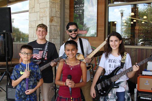 San Antonio Music Academy's very own ensemble Elephant in the Room