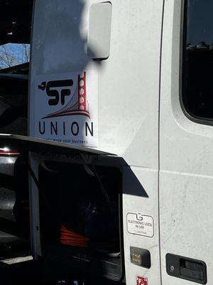 Company and driver (SF Union) assigned by M&M Freight and Logistics.