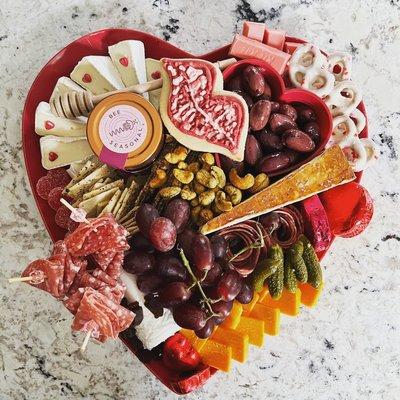 Valentine's charcuterie for two