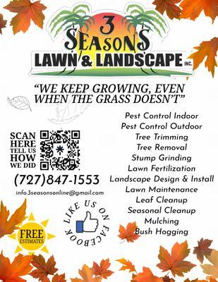 From tree trimming, stump grinding, weeding, bush hogging, tractor work, landscape install and mulching, count on us to have you covered.