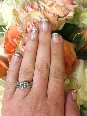 Bridal nail art