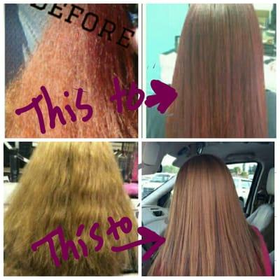 Keratin Smoothing Treatment  Call today for beautiful fizz free hair 386-366-4466