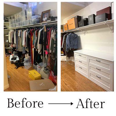 Closet make over