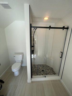 New shower