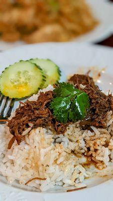 Beef Rendang with White Rice @aka.thefoodguide