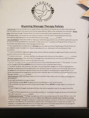 Page 1 of policies