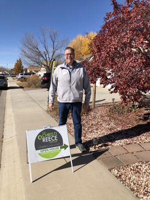 Paul holding an open house in Grand Junction, Colorado