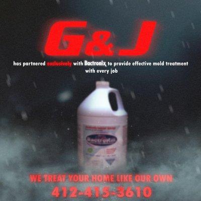 G&J Waterproofing has partnered with Bactronix to provide mold treatment with every waterproofing job! 

Call today