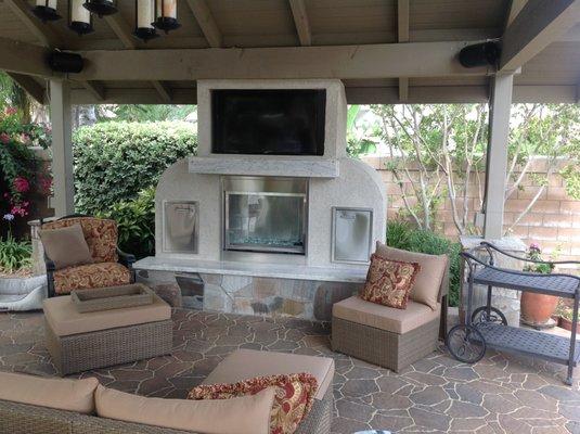 Outdoor living area summer 2015