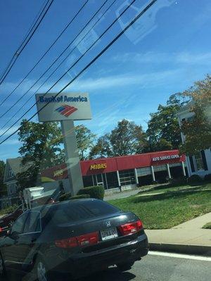 Bank of America of Marlborough -- 223 East Main Street / Route 20, Marlborough             Sign