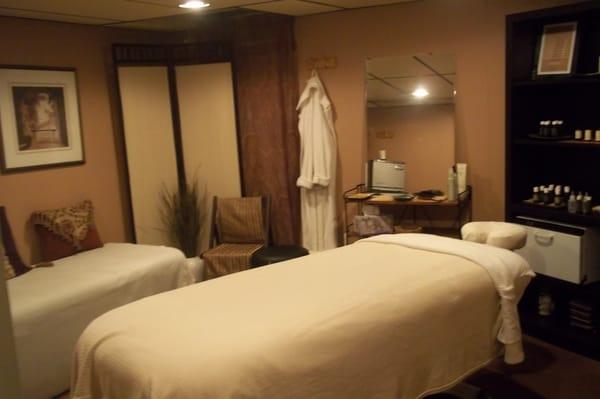 One of the massage rooms