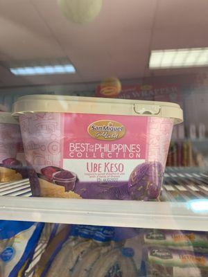 Ube Keso Ice Cream