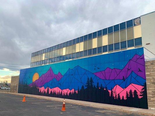 Our new mural is almost done!