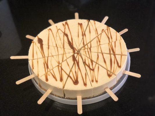 Cajeta cheesecake