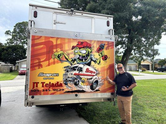 Truck wrap