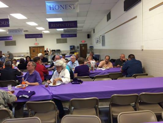 Good food, good friends reunite at St. Francis De Sales high school for the 50 yr reunion