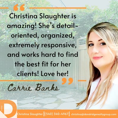 Agent Spotlight! Christina Slaughter