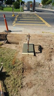 New backflow preventer installed at dobson high school