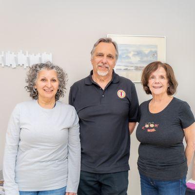 Madelana, Richard, and Debby are eager to share our knowledge and time to serve you!