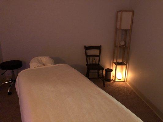 Noonan Massage Therapy massage room