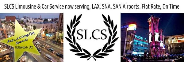 SLCS LAX Airport Taxi Alternative - LAX Town Car Transportation Hollywood - LAX special