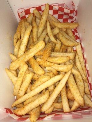 The best Cajun fries! Made fresh to order