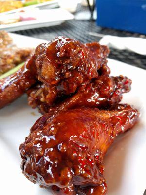 Barbecue wings