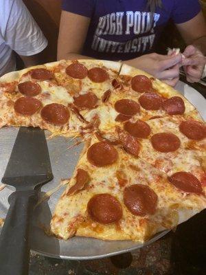 Pepperoni pizza