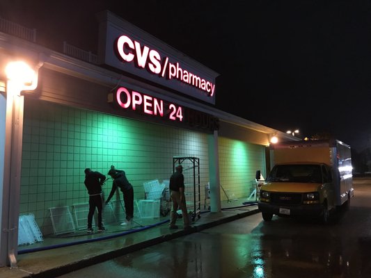 Emergency response clean up for CVS!