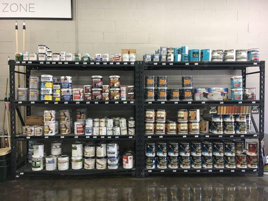 Full Assortment of Primers, Specialty Coating and Exterior Stains to help you with any Paint Project