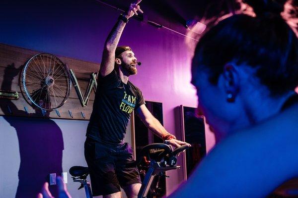 FLOW Cycle: This is our signature full body indoor cycling class.  This class features intense interval training on the bike which incorpora