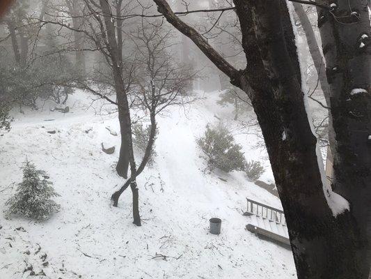 Taking care some snow problem Lake Arrowhead CA