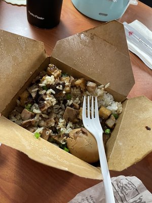 Fried Side of Taiwanese Pork Rice-- delicious!