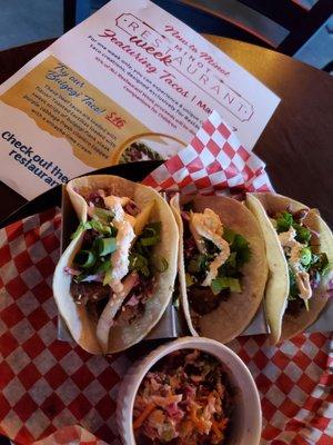 $16 - Featured Tacos, 1 week only for Restaurant Week